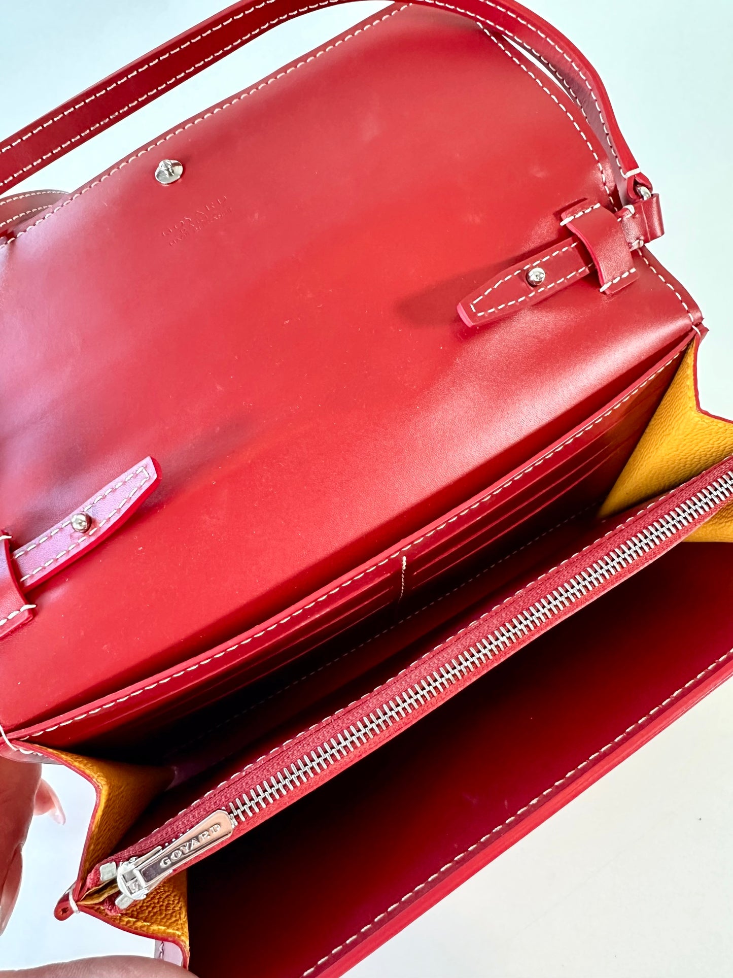 Goyard wallet on chain Pochette Var