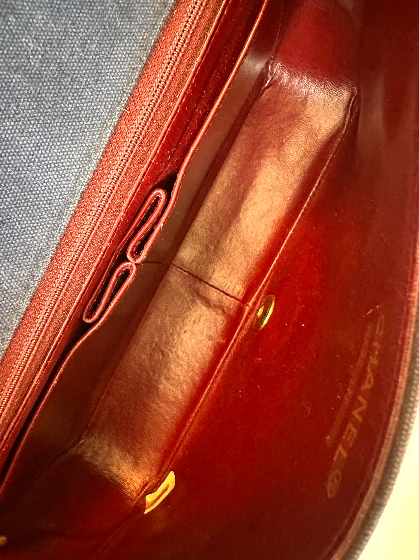 Chanel fabric full flap bag