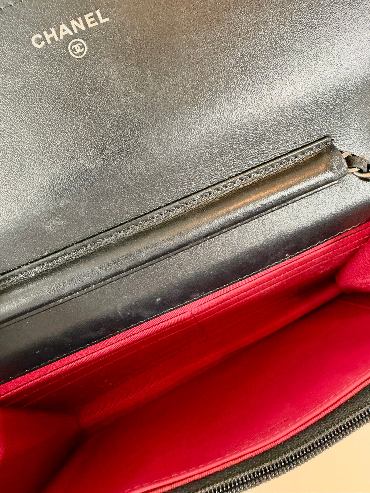 Chanel Wallet On Chain Black