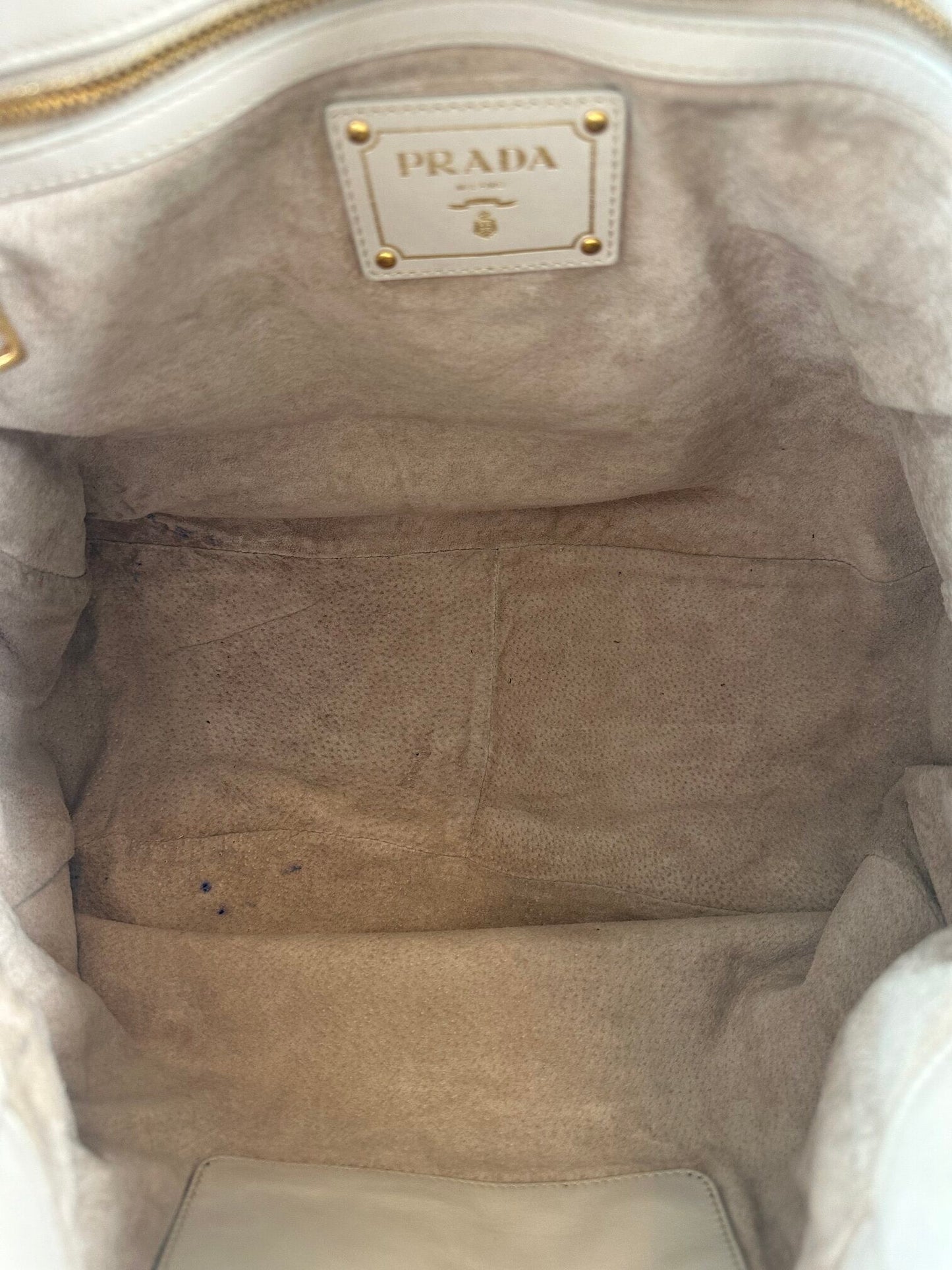 Prada handbag off white