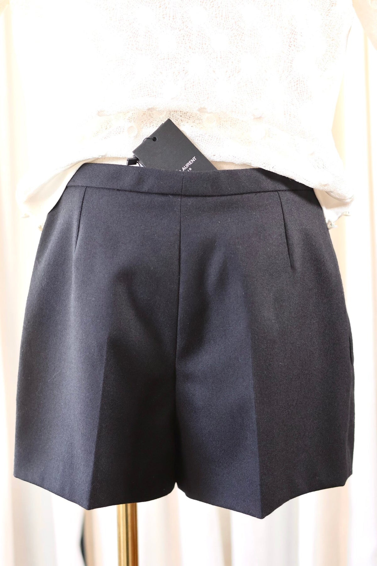 Saint Laurent black short