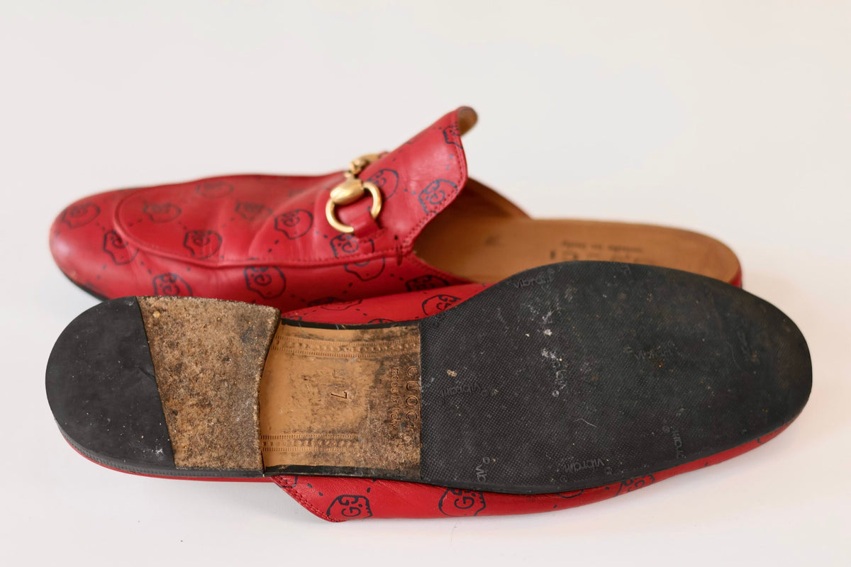 Gucci red loafer