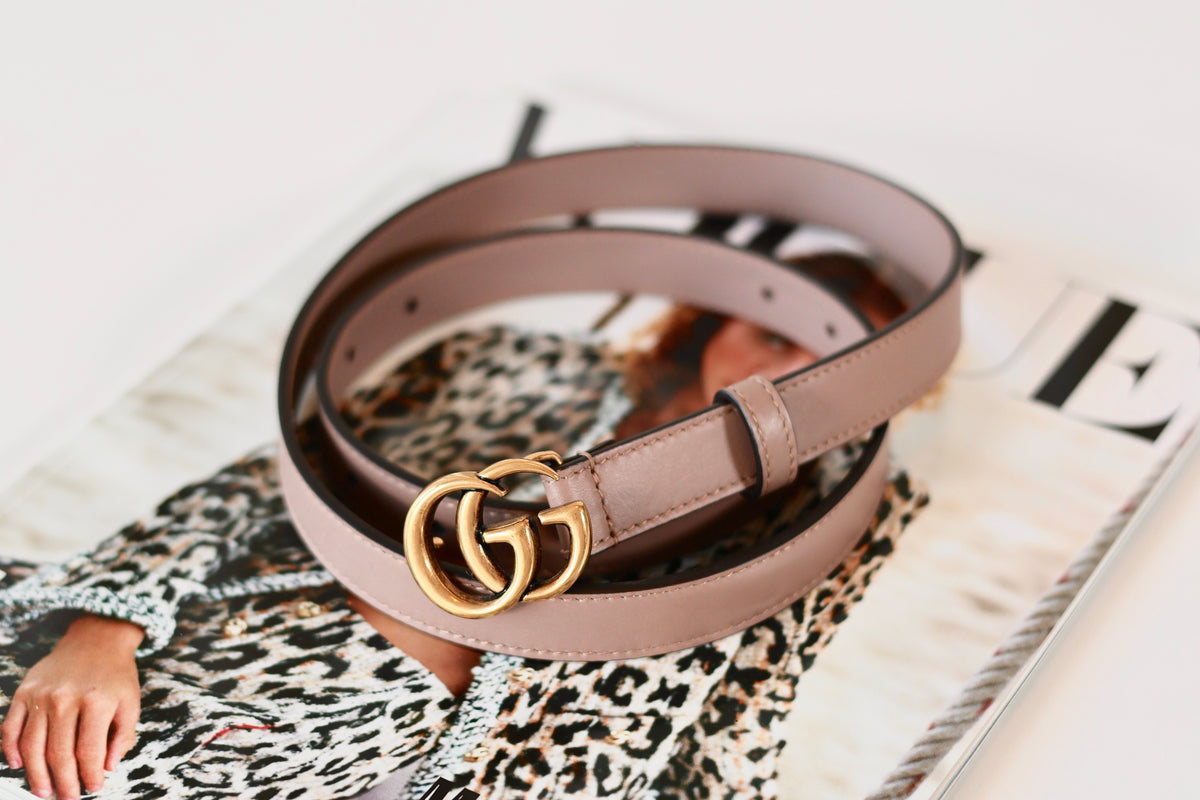 Gucci Marmont Small Belt Pink