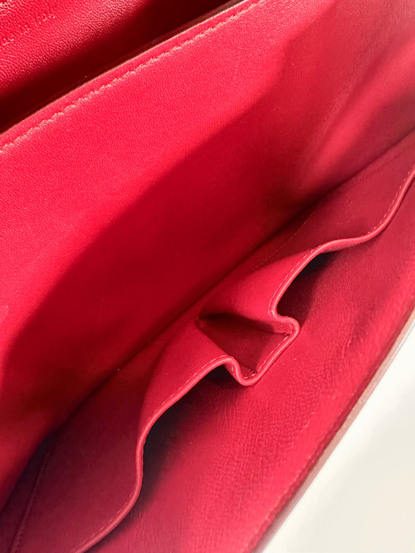 Celine classic red box bag