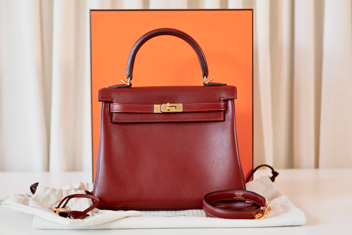 Hermes Kelly 25 Rouge H