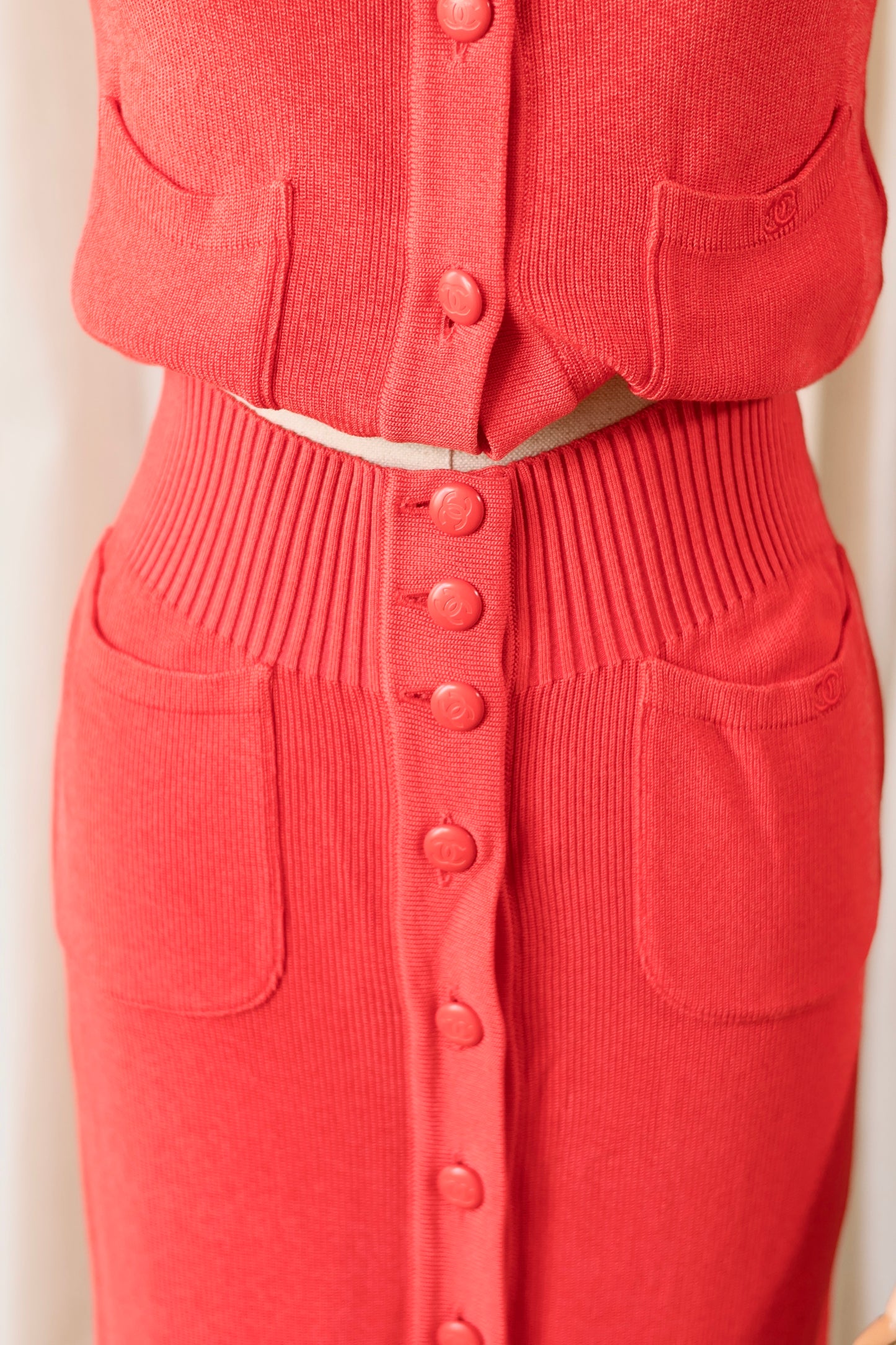 Chanel set coral