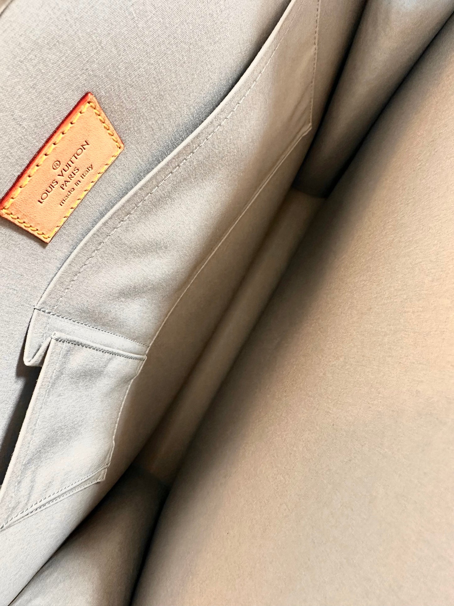 Louis Vuitton Sac Plat Monogram Silver Miroir