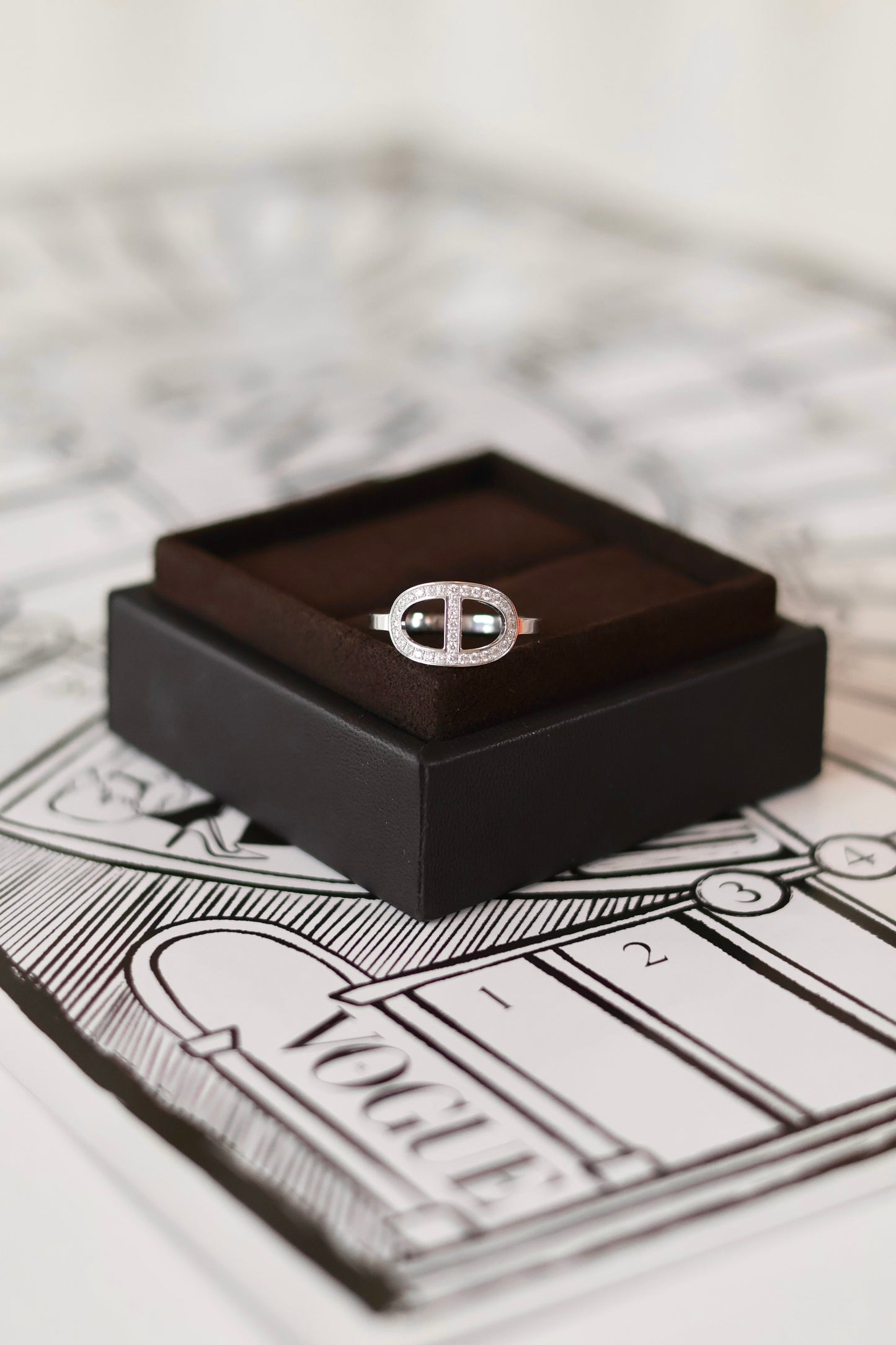Hermes Chaine d'ancre Contour ring