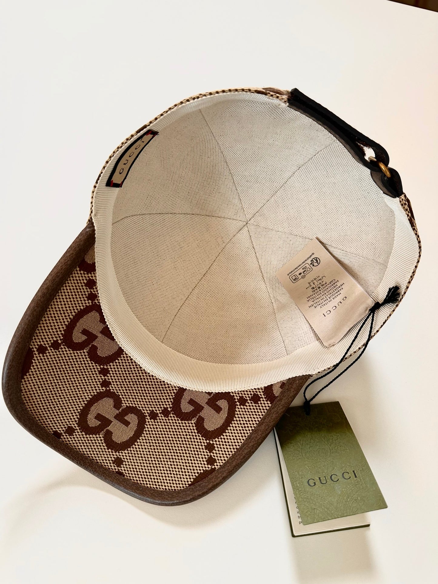 Gucci giant monogram cap L