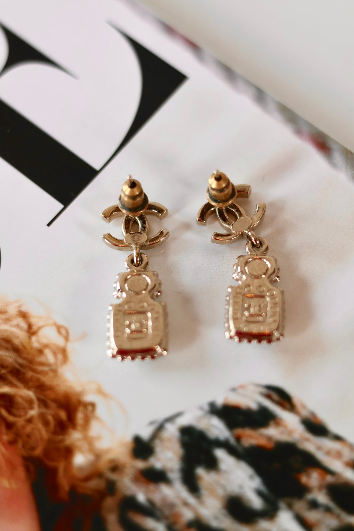 Chanel CC Parfum Earrings