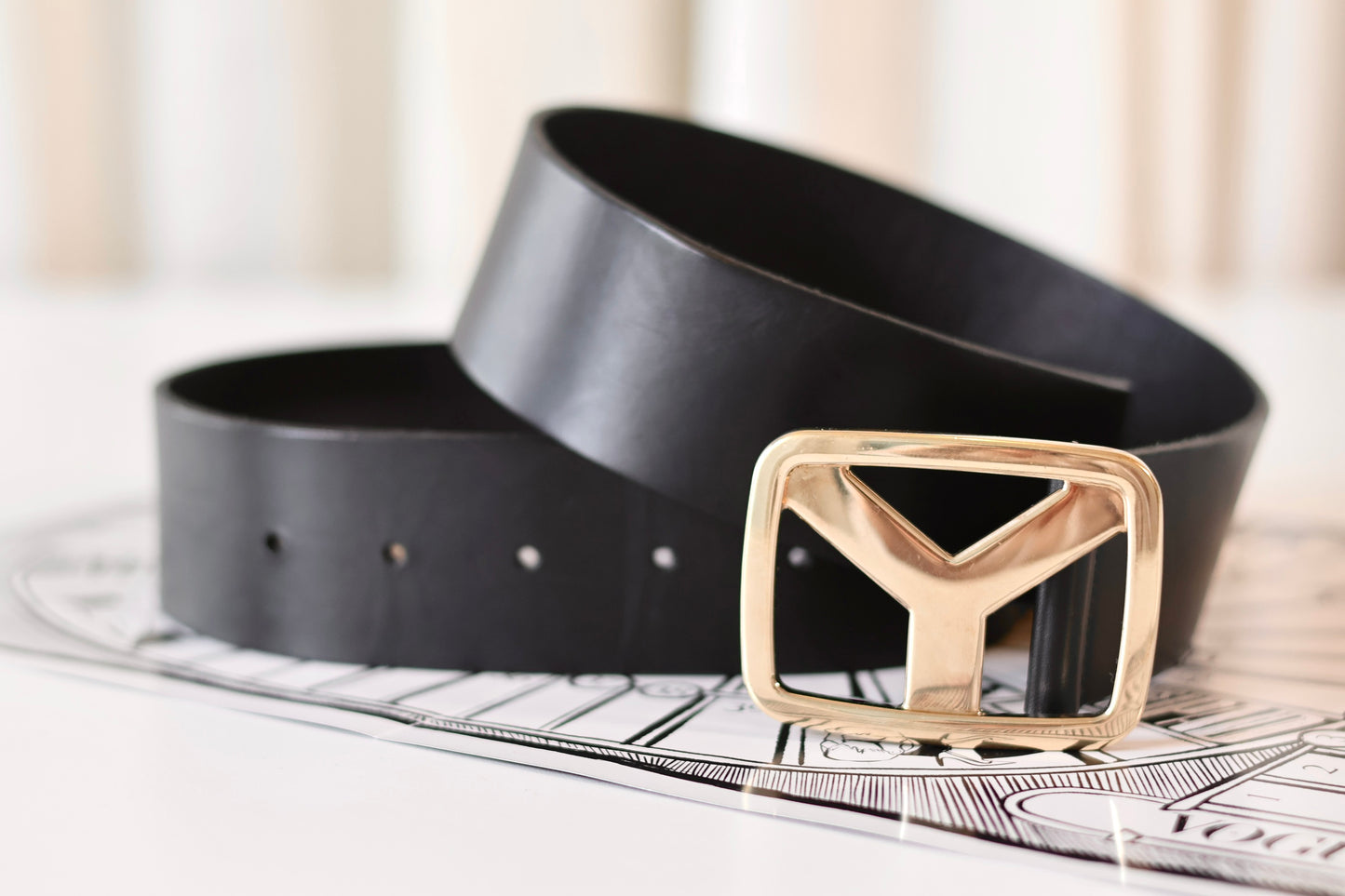Saint Laurent Belt Black