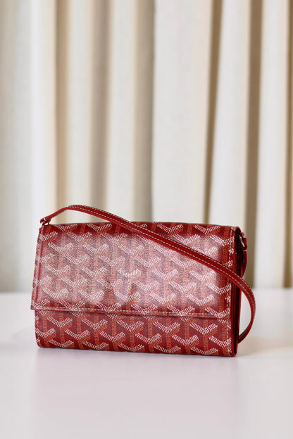 Goyard wallet on chain Pochette Var