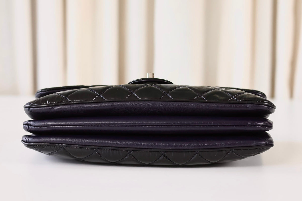 Chanel patent single flap bag