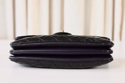Chanel patent single flap bag