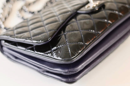 Chanel patent single flap bag