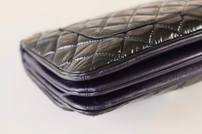 Chanel patent single flap bag
