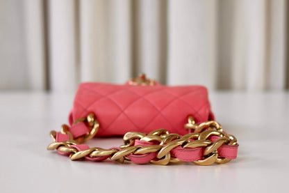 Chanel pink shoulder bag