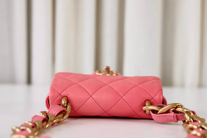 Chanel pink shoulder bag