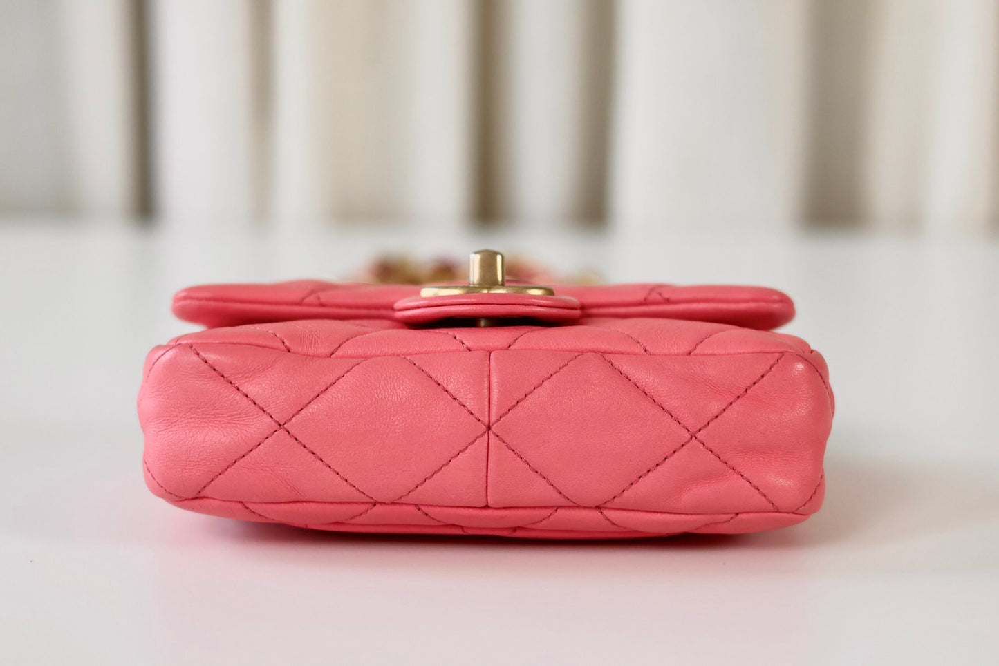 Chanel pink shoulder bag