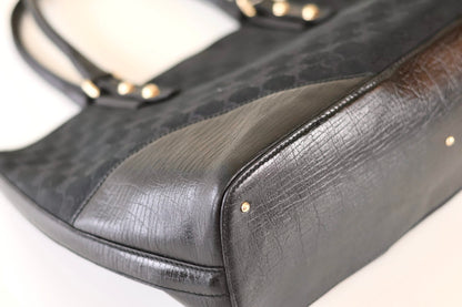 Gucci black horsebit handbag