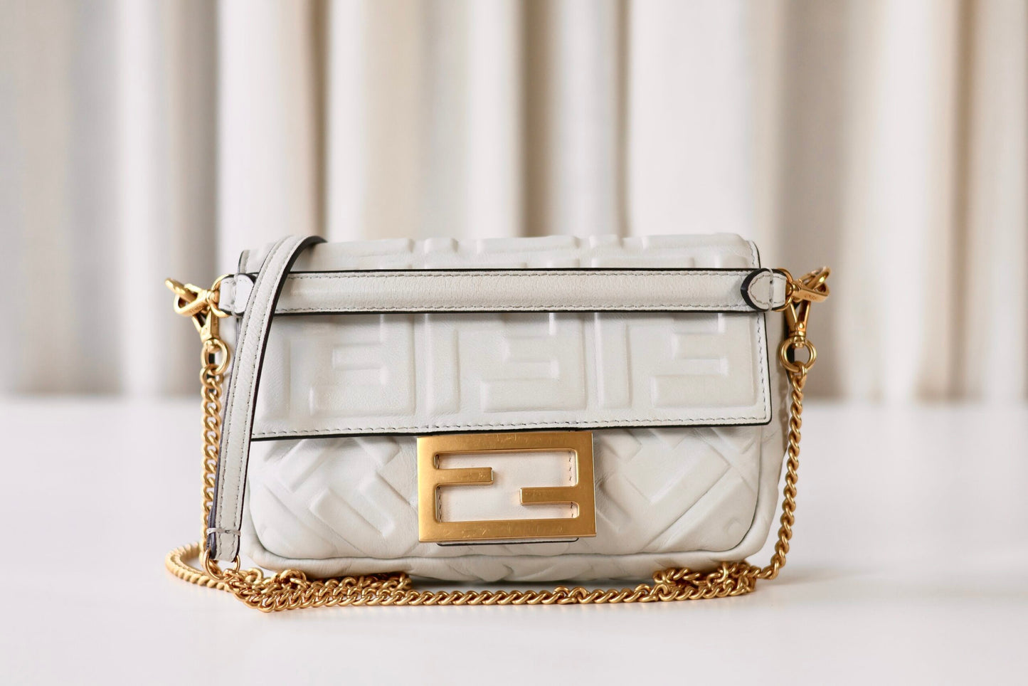 Fendi Baquette mini white