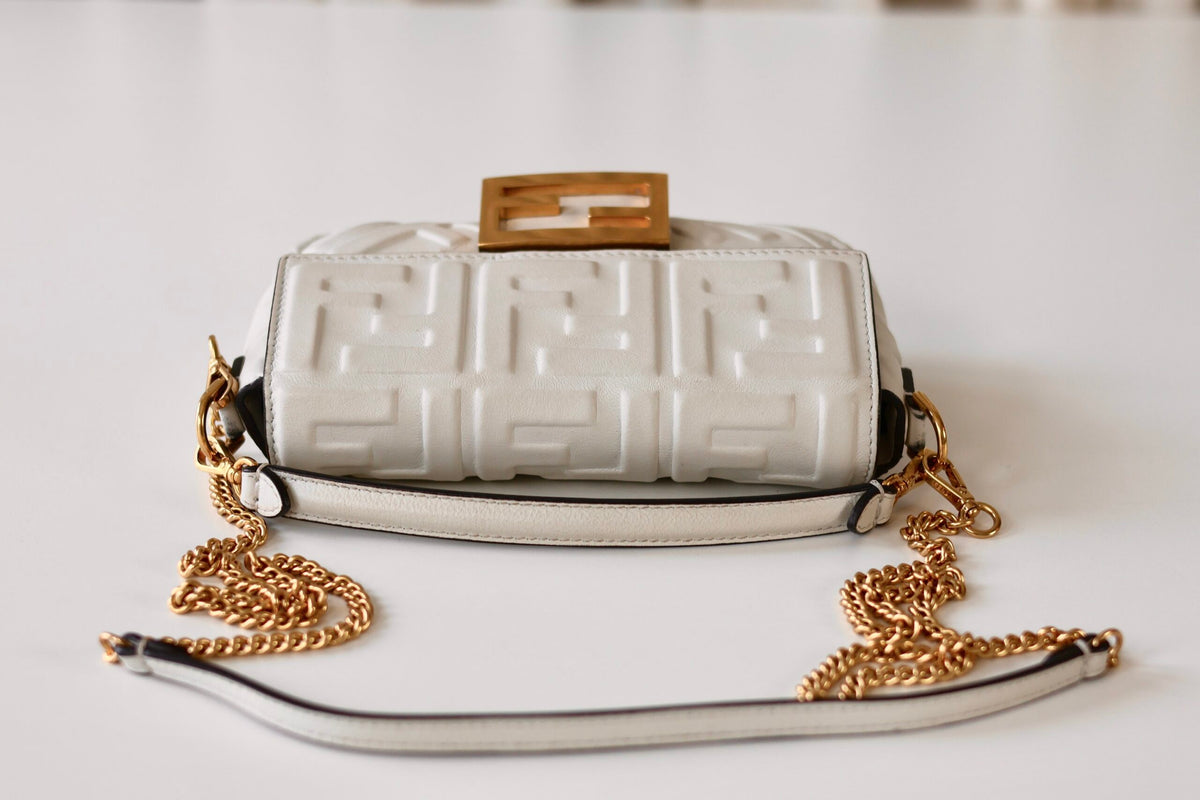 Fendi Baquette mini white