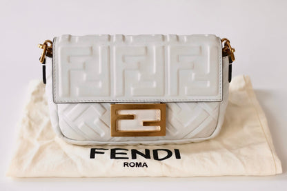 Fendi Baquette mini white
