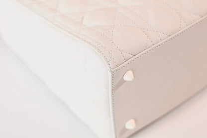 Lady Dior white medium