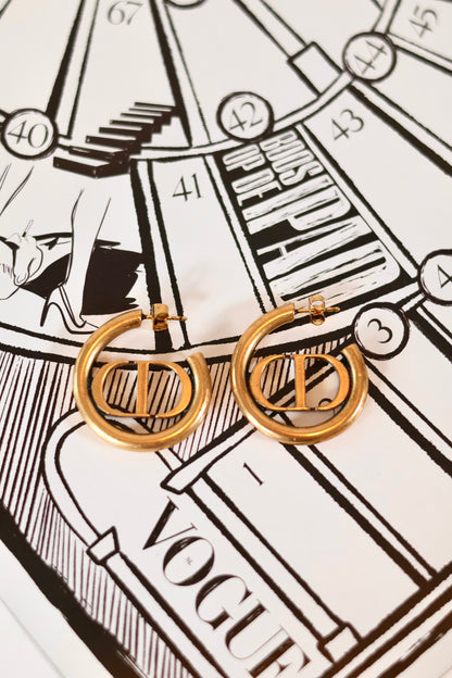 Dior CD Earrings