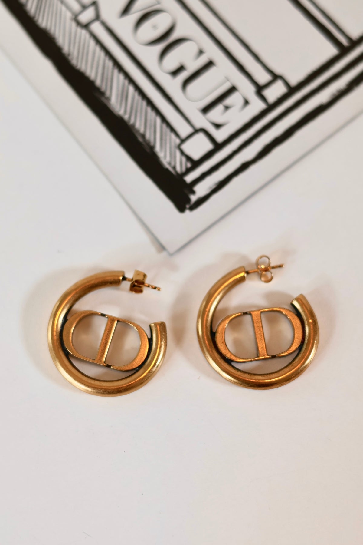 Dior CD Earrings