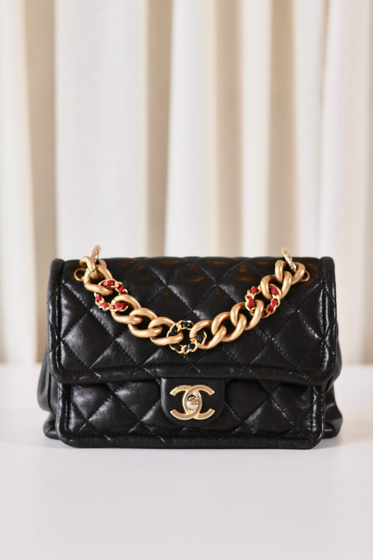 Chanel Single Flap Bag Black