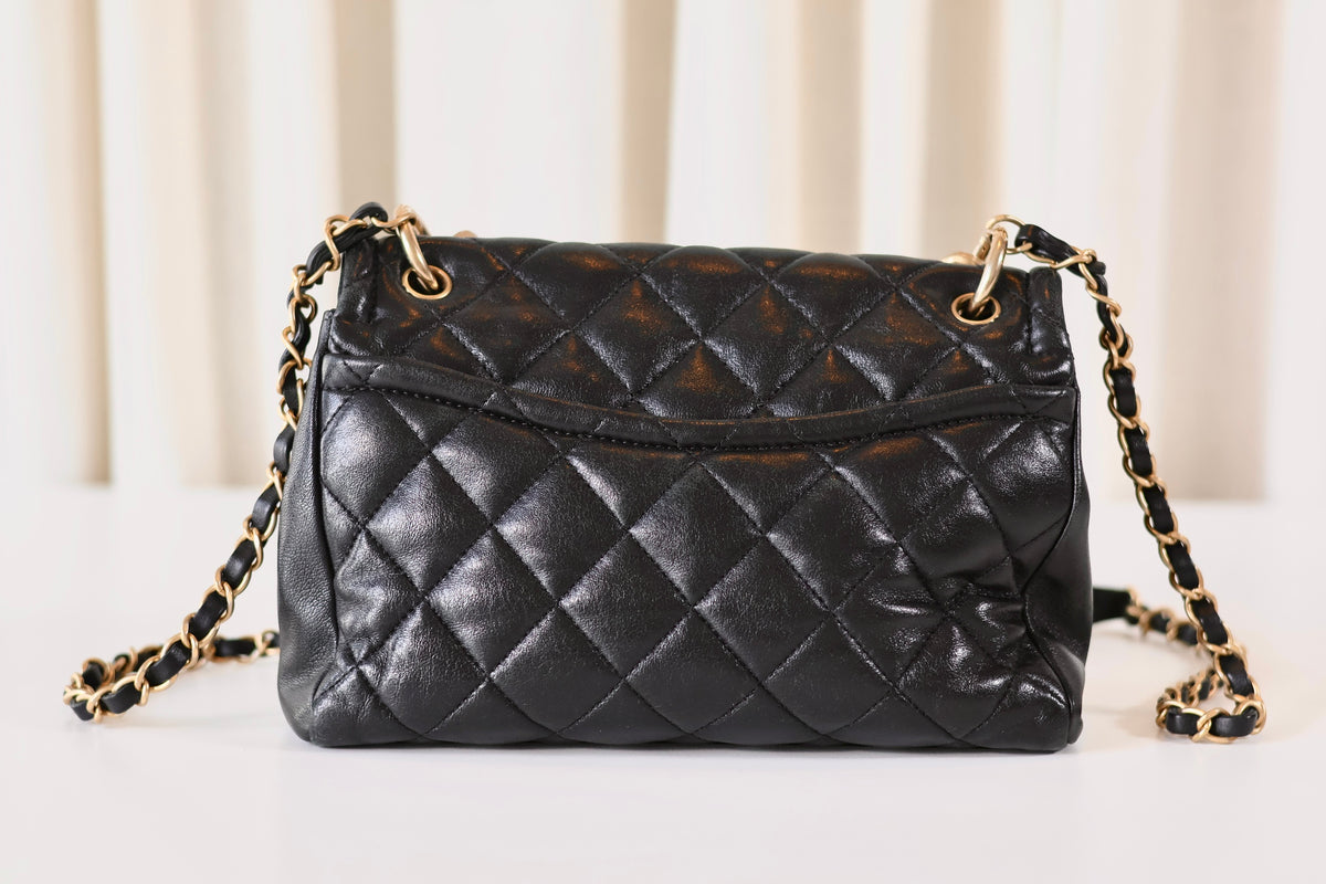 Chanel Single Flap Bag Black