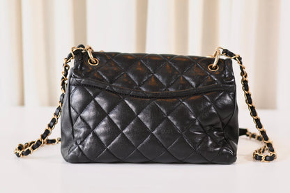 Chanel Single Flap Bag Black