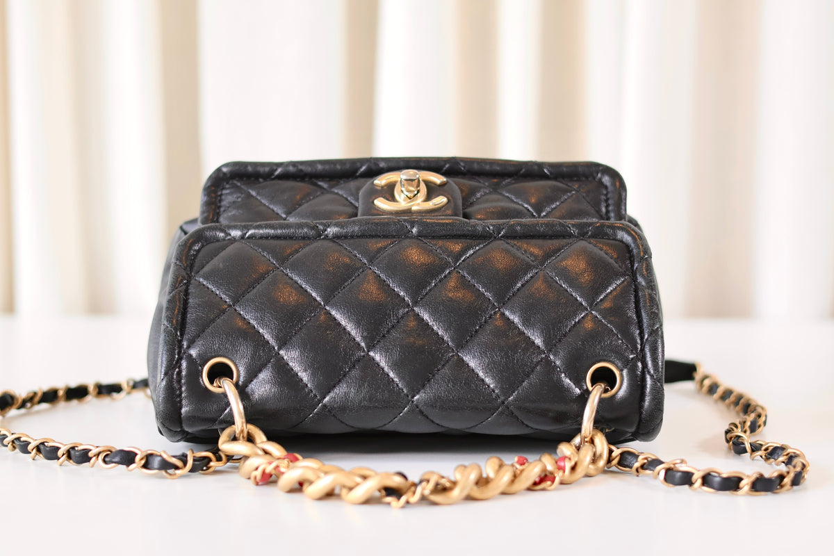 Chanel Single Flap Bag Black