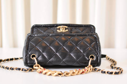 Chanel Single Flap Bag Black