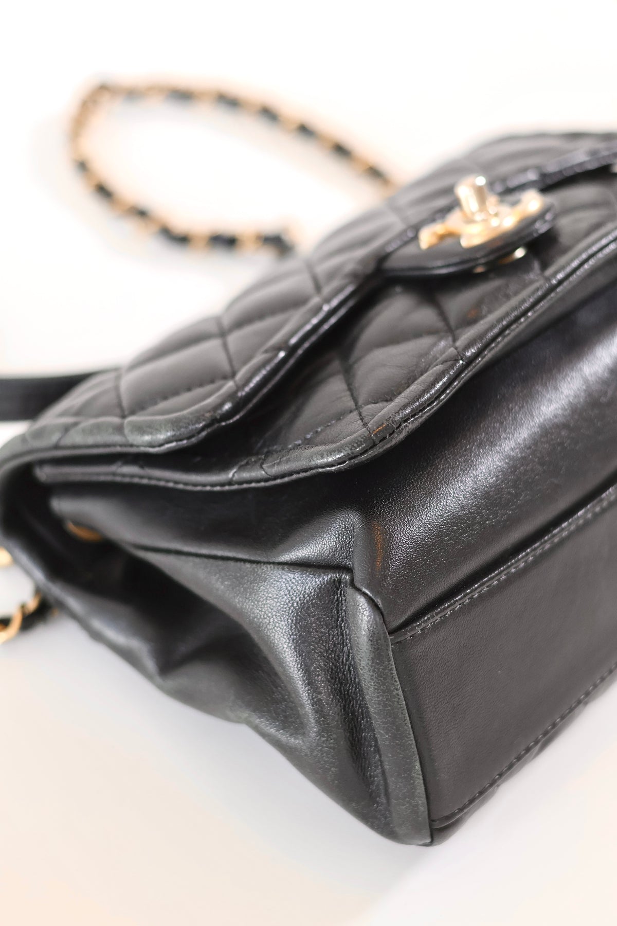Chanel Single Flap Bag Black