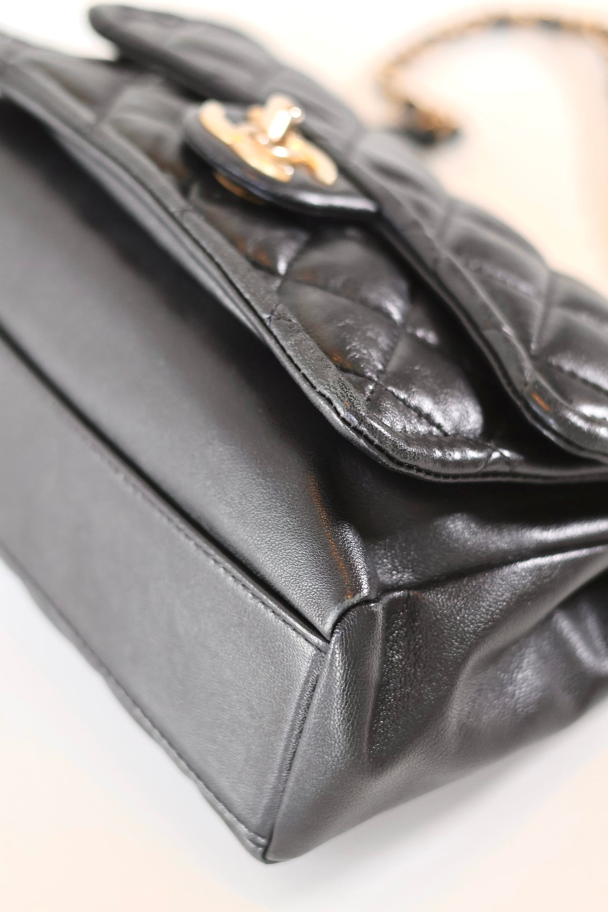 Chanel Single Flap Bag Black