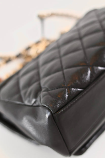 Chanel Single Flap Bag Black