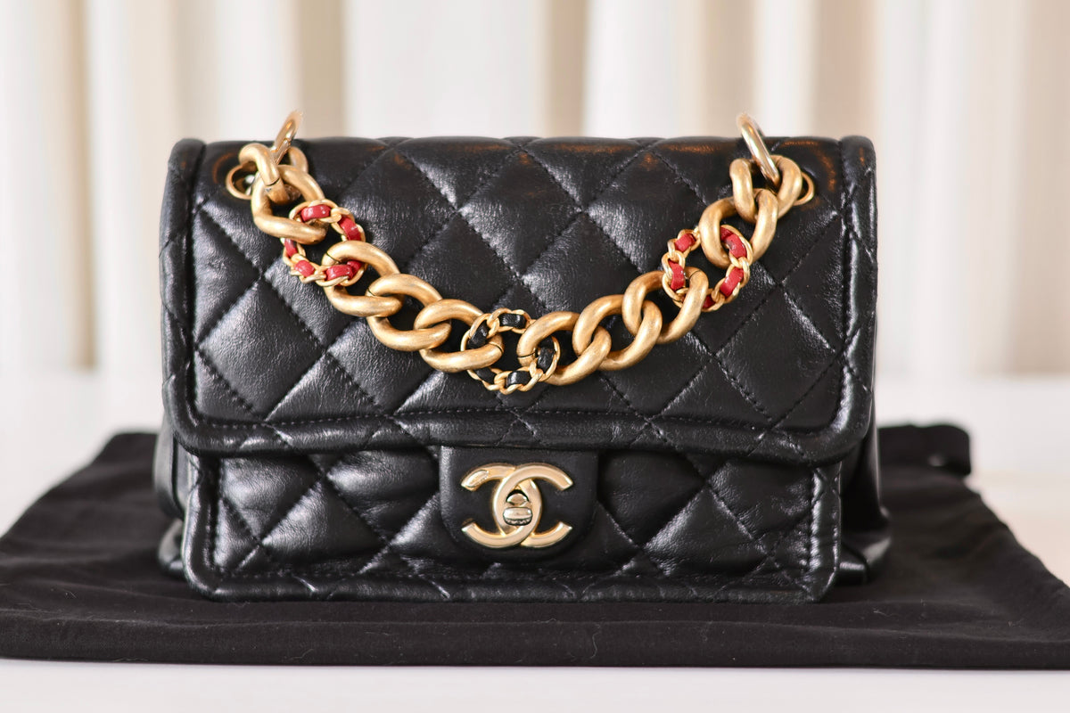 Chanel Single Flap Bag Black