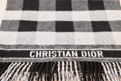 Dior Black & Grey Scarf