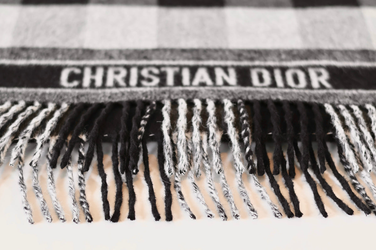 Dior Black & Grey Scarf