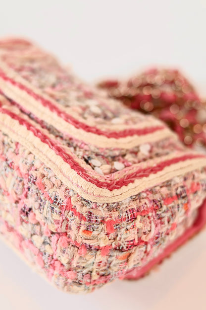 Chanel Tweed Rectangular Pink