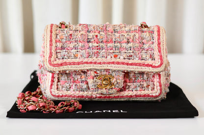Chanel Tweed Rectangular Pink