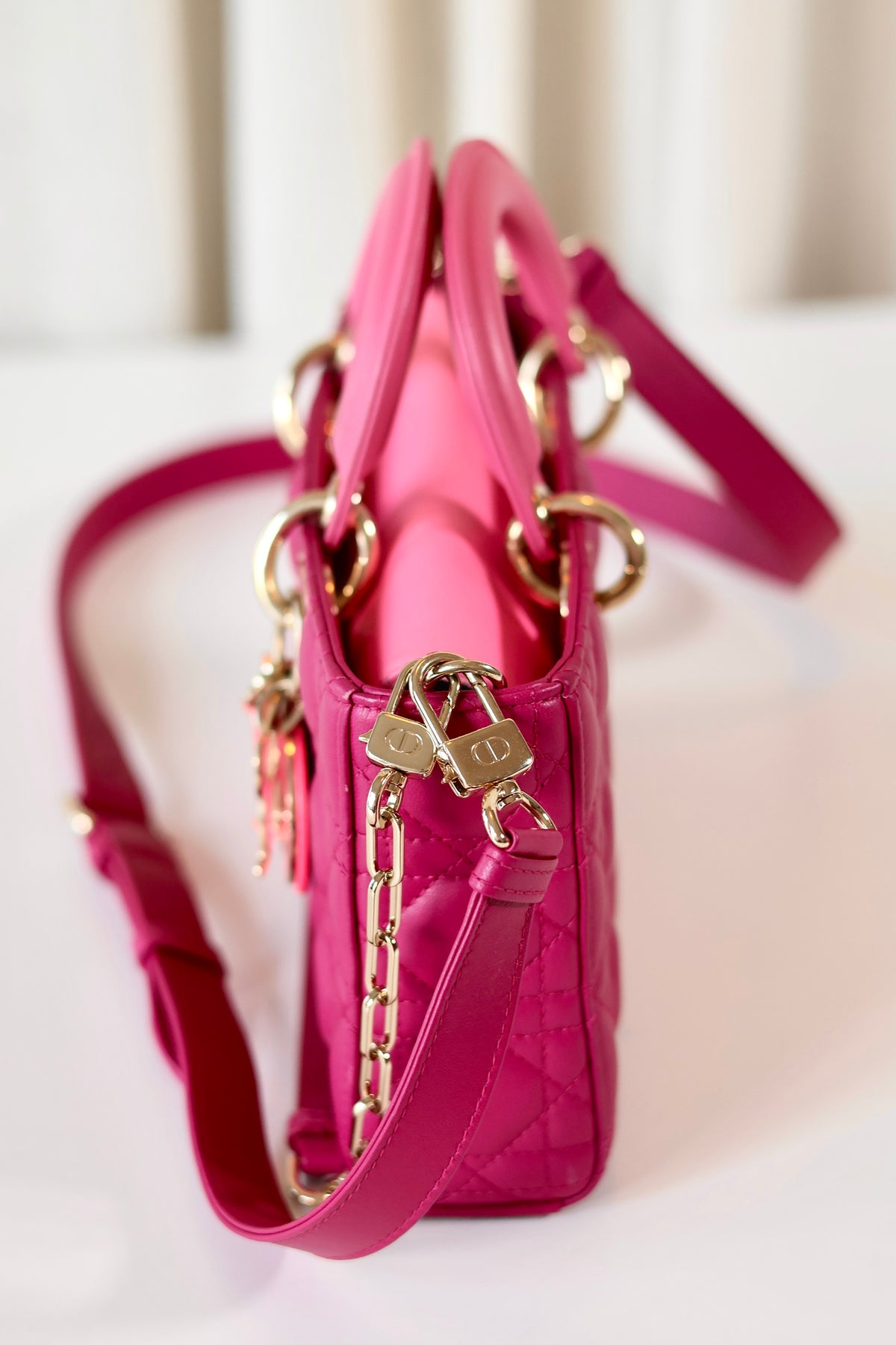 Dior Lady D-Joy Medium Fuchsia