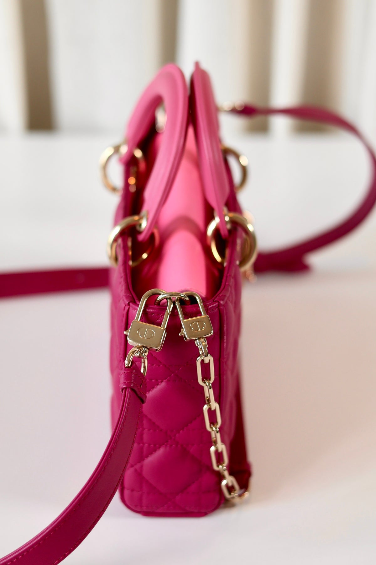 Dior Lady D-Joy Medium Fuchsia
