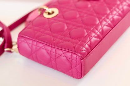 Dior Lady D-Joy Medium Fuchsia