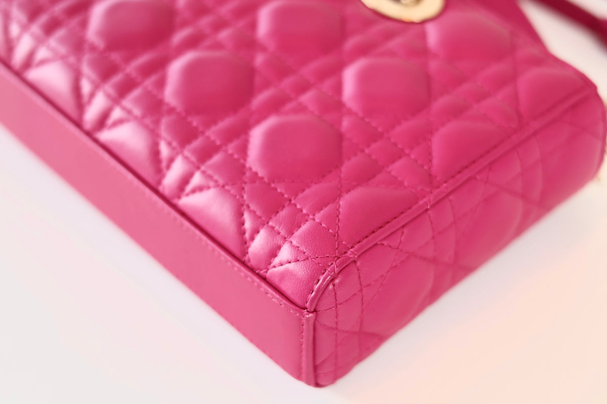 Dior Lady D-Joy Medium Fuchsia
