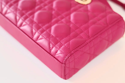 Dior Lady D-Joy Medium Fuchsia