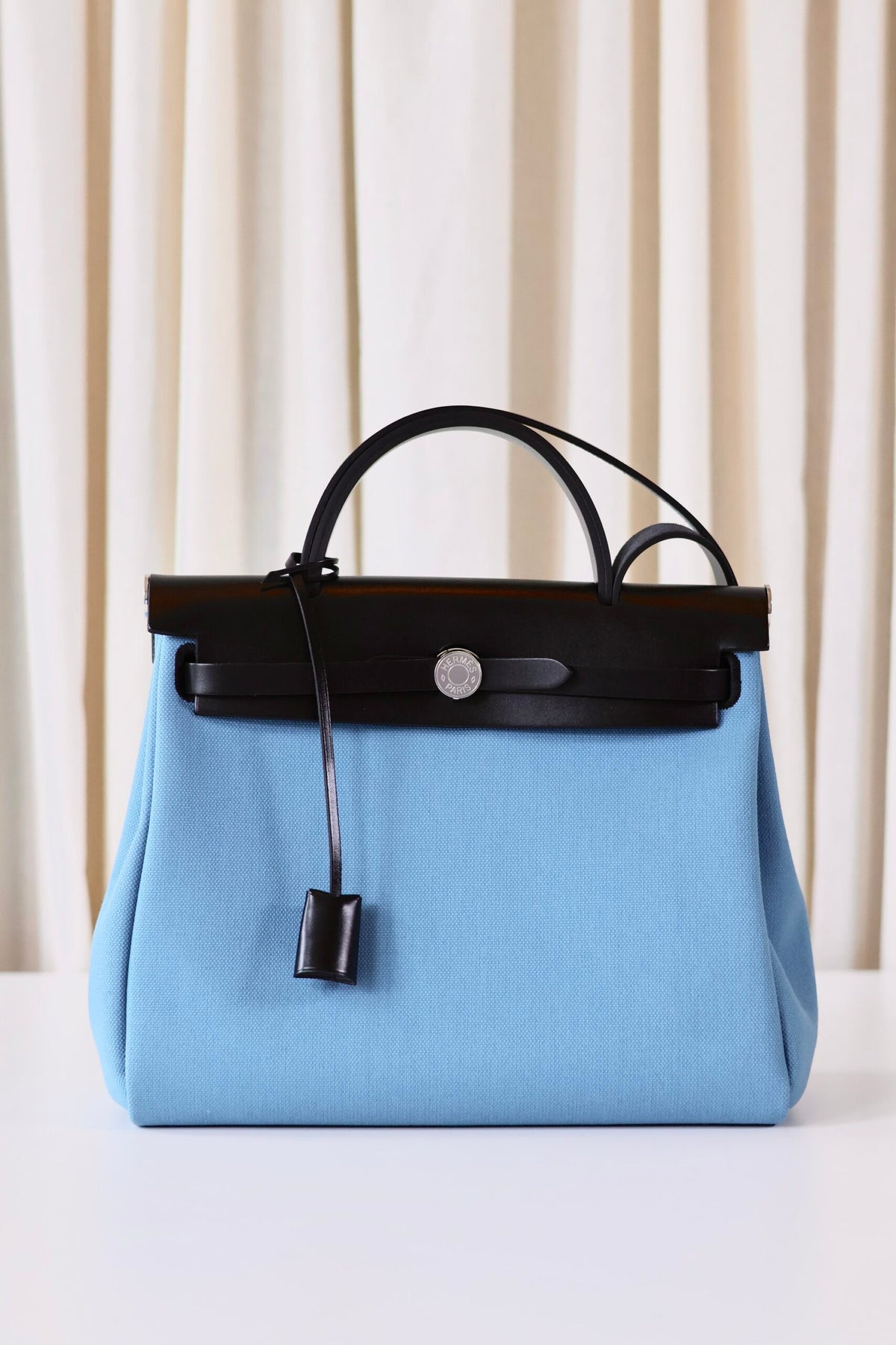 Hermes Herbag 31 New Blue Jean