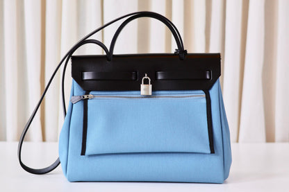 Hermes Herbag 31 New Blue Jean